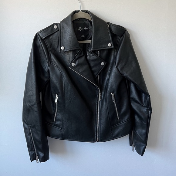 ✨NWOT✨ RD STYLE | Faux Leather Jacket - Picture 1 of 6